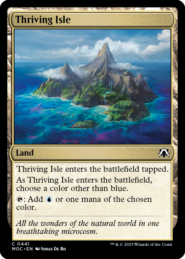 Thriving Isle [March of the Machine Commander] MTG Single Magic: The Gathering | Red Claw Gaming