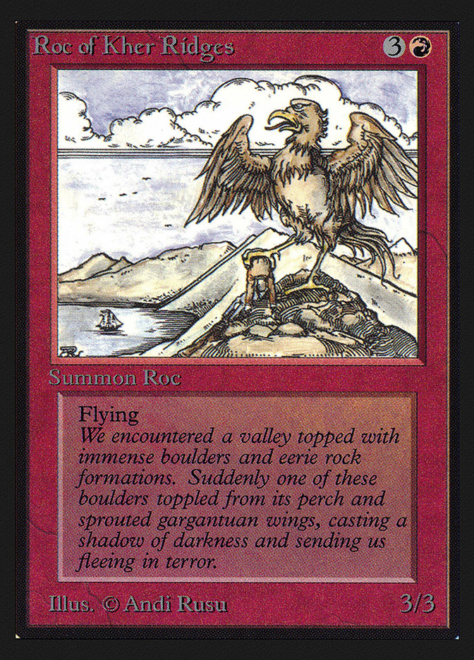 Roc of Kher Ridges [International Collectors' Edition] MTG Single Magic: The Gathering | Red Claw Gaming