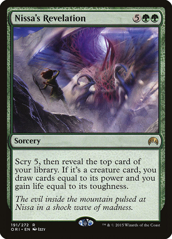 Nissa's Revelation [Magic Origins] MTG Single Magic: The Gathering | Red Claw Gaming