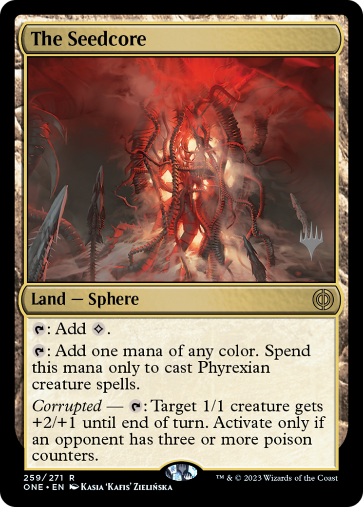 The Seedcore (Promo Pack) [Phyrexia: All Will Be One Promos] MTG Single Magic: The Gathering | Red Claw Gaming