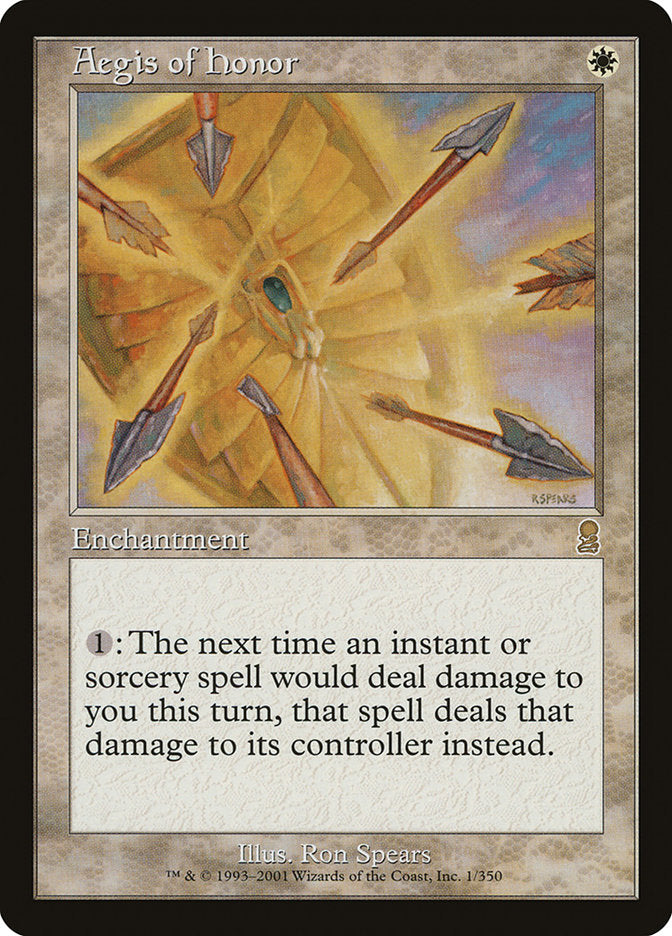 Aegis of Honor [Odyssey] MTG Single Magic: The Gathering | Red Claw Gaming