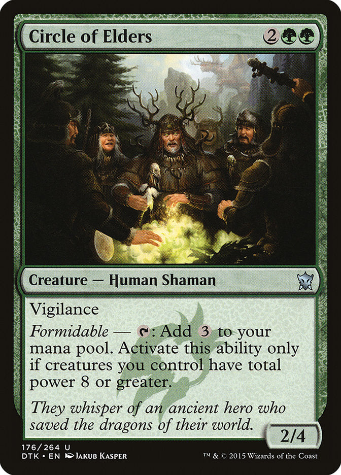 Circle of Elders [Dragons of Tarkir] MTG Single Magic: The Gathering | Red Claw Gaming