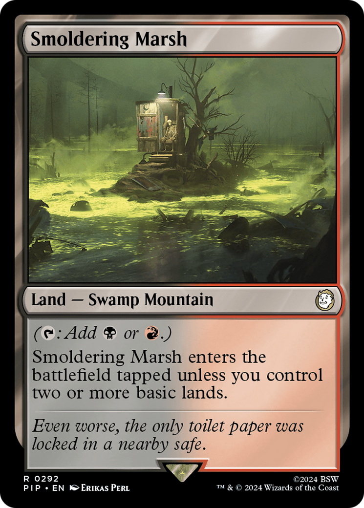 Smoldering Marsh [Fallout] MTG Single Magic: The Gathering | Red Claw Gaming