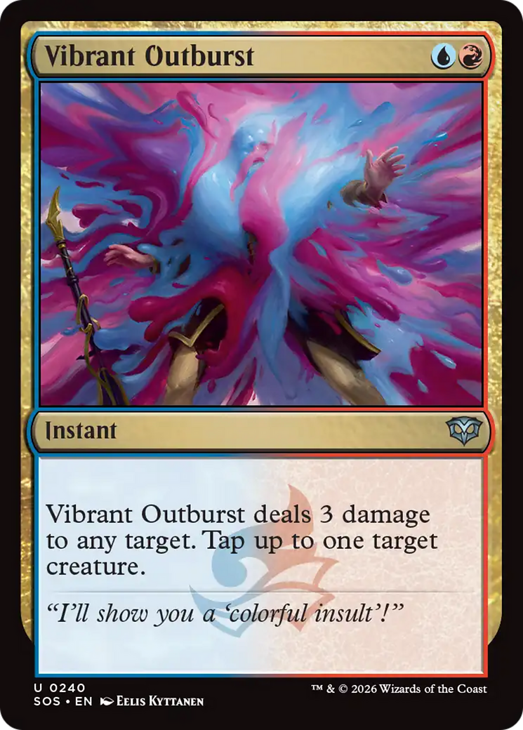 Vibrant Outburst [Secrets of Strixhaven] MTG Single Magic: The Gathering | Red Claw Gaming