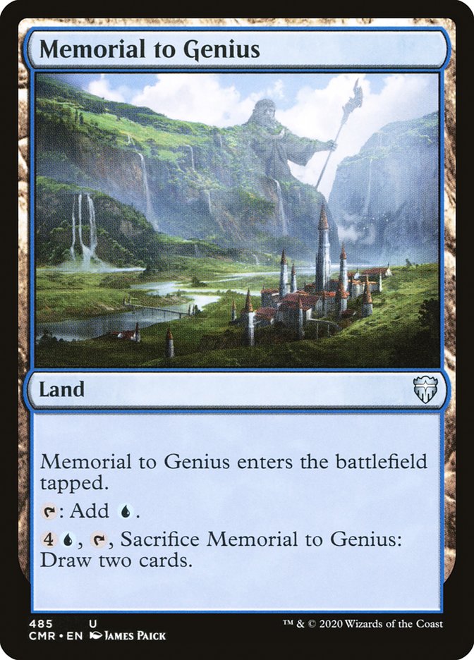 Memorial to Genius [Commander Legends] MTG Single Magic: The Gathering | Red Claw Gaming
