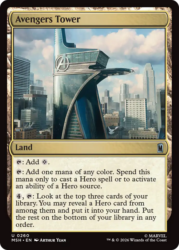 Avengers Tower [Marvel Super Heroes] MTG Single Magic: The Gathering | Red Claw Gaming