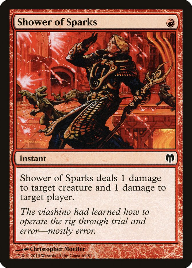 Shower of Sparks [Duel Decks: Heroes vs. Monsters] MTG Single Magic: The Gathering    | Red Claw Gaming