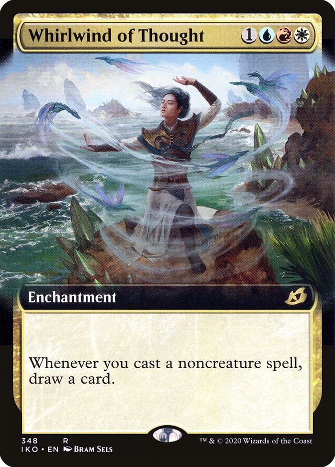 Whirlwind of Thought (Extended Art) [Ikoria: Lair of Behemoths] MTG Single Magic: The Gathering | Red Claw Gaming