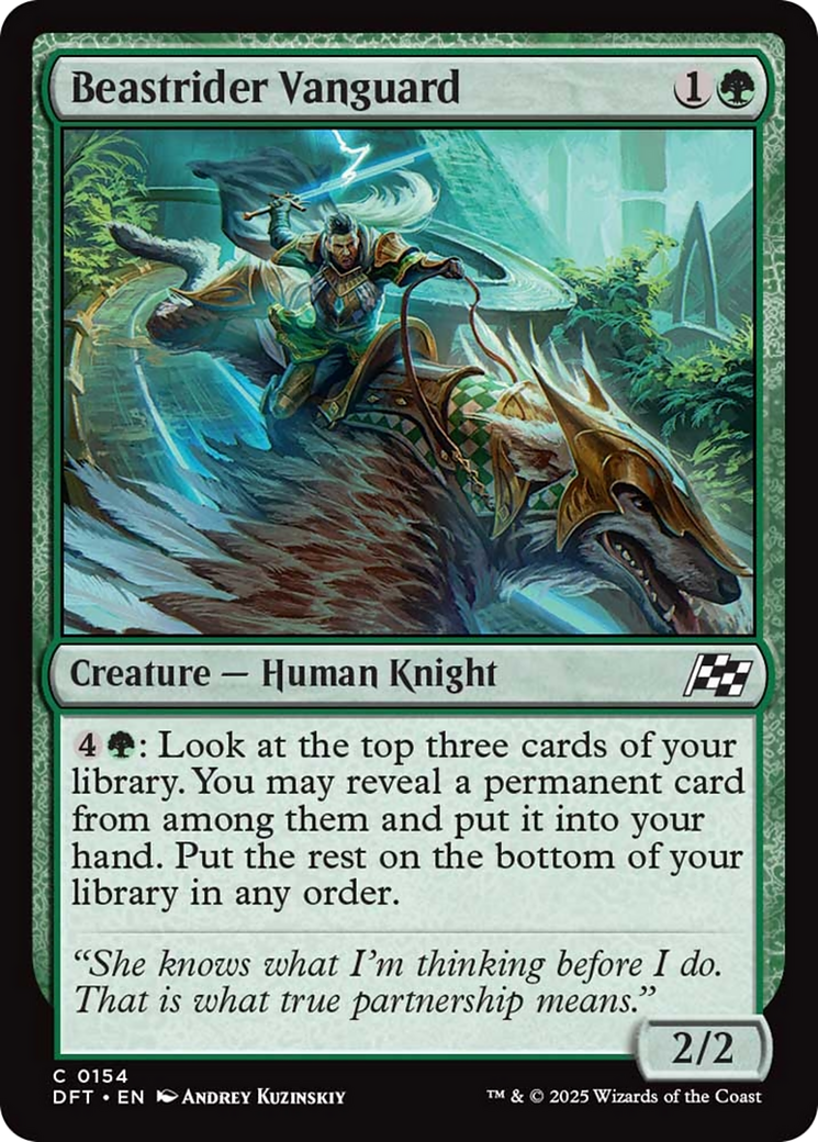 Beastrider Vanguard [Aetherdrift] MTG Single Magic: The Gathering | Red Claw Gaming