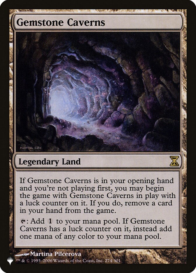 Gemstone Caverns [The List] MTG Single Magic: The Gathering | Red Claw Gaming