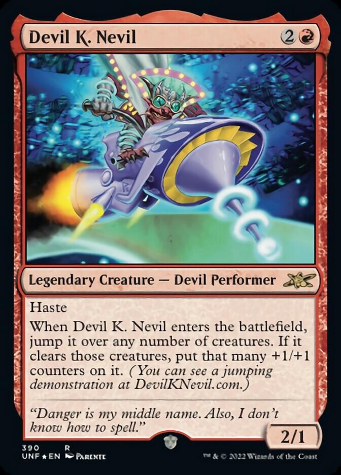 Devil K. Nevil (Galaxy Foil) [Unfinity] MTG Single Magic: The Gathering    | Red Claw Gaming