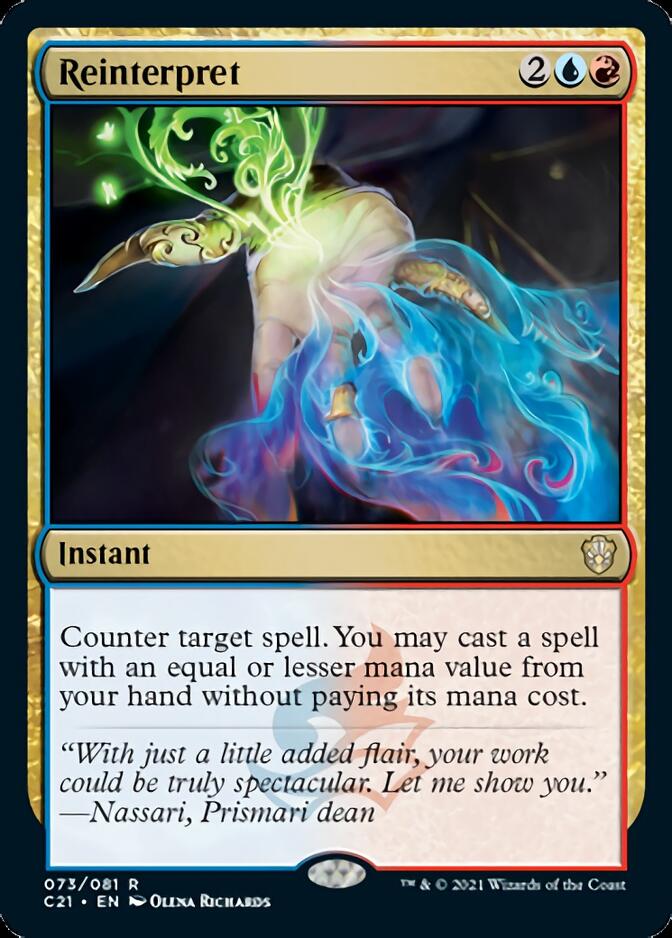 Reinterpret [Commander 2021] MTG Single Magic: The Gathering | Red Claw Gaming