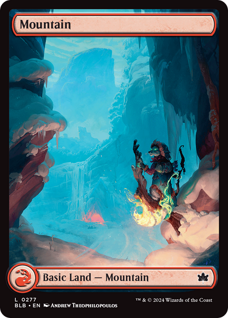 Mountain (0277) [Bloomburrow] MTG Single Magic: The Gathering | Red Claw Gaming