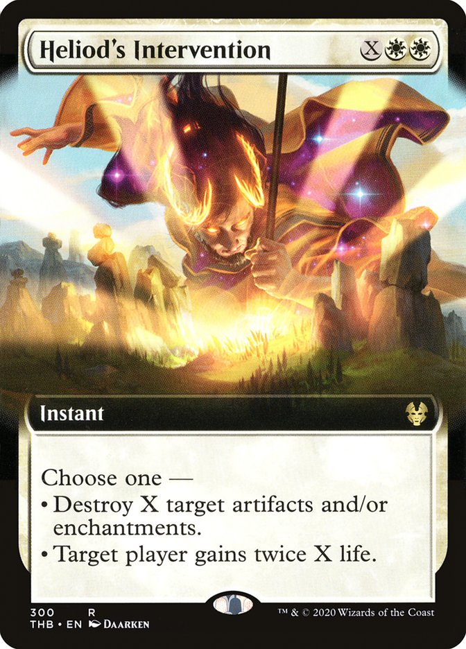 Heliod's Intervention (Extended Art) [Theros Beyond Death] MTG Single Magic: The Gathering | Red Claw Gaming