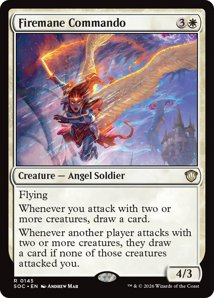 Firemane Commando [Secrets of Strixhaven Commander] MTG Single Magic: The Gathering | Red Claw Gaming