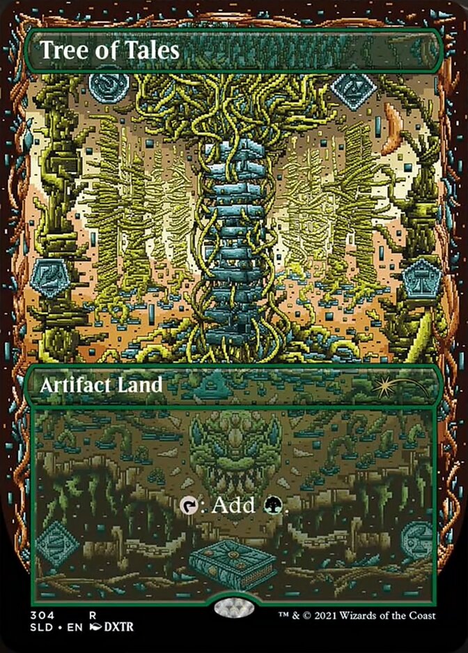 Tree of Tales (Borderless) [Secret Lair Drop Series] MTG Single Magic: The Gathering | Red Claw Gaming