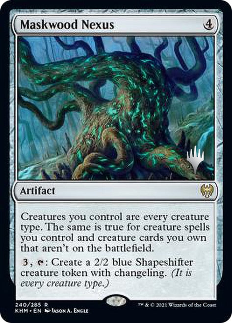 Maskwood Nexus (Promo Pack) [Kaldheim Promos] MTG Single Magic: The Gathering | Red Claw Gaming