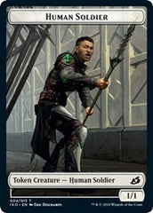Human Soldier (004) // Zombie Double-Sided Token [Commander 2020 Tokens] MTG Single Magic: The Gathering | Red Claw Gaming