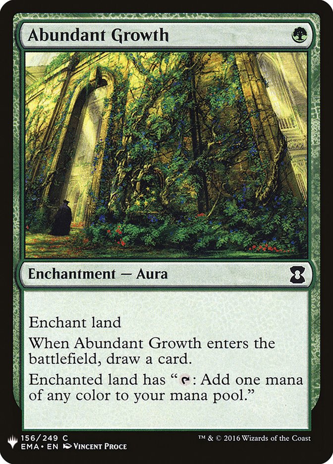 Abundant Growth [Mystery Booster] MTG Single Magic: The Gathering | Red Claw Gaming