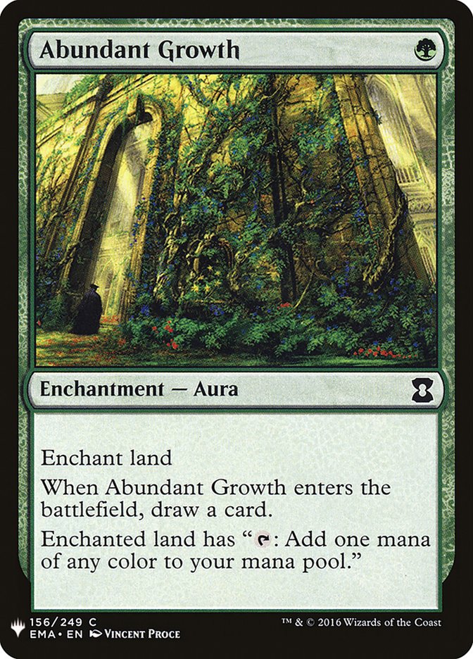 Abundant Growth [Mystery Booster] MTG Single Magic: The Gathering    | Red Claw Gaming