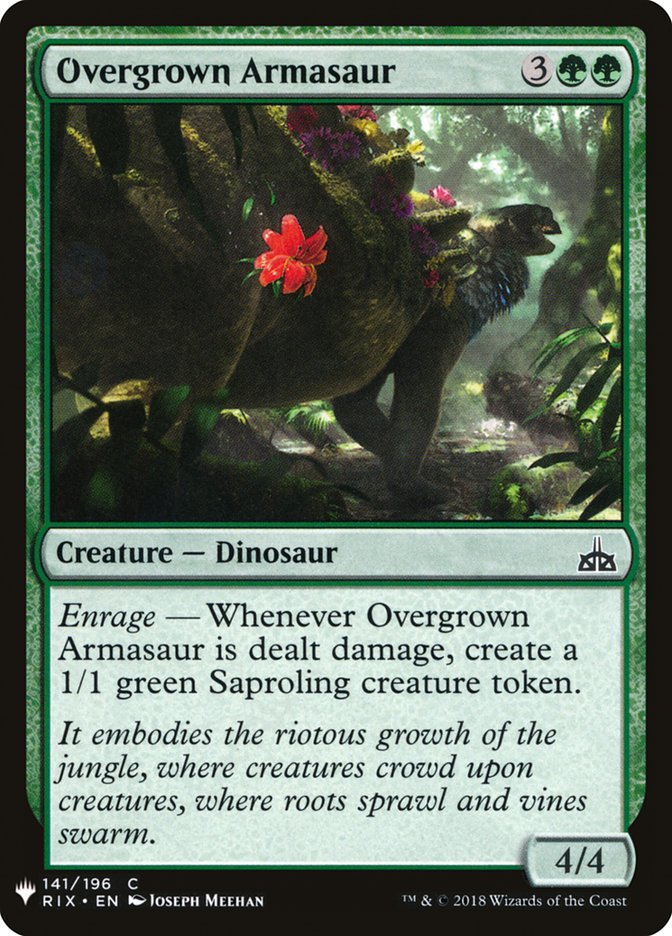 Overgrown Armasaur [Mystery Booster] MTG Single Magic: The Gathering | Red Claw Gaming