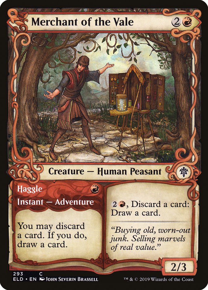 Merchant of the Vale // Haggle (Showcase) [Throne of Eldraine] MTG Single Magic: The Gathering | Red Claw Gaming