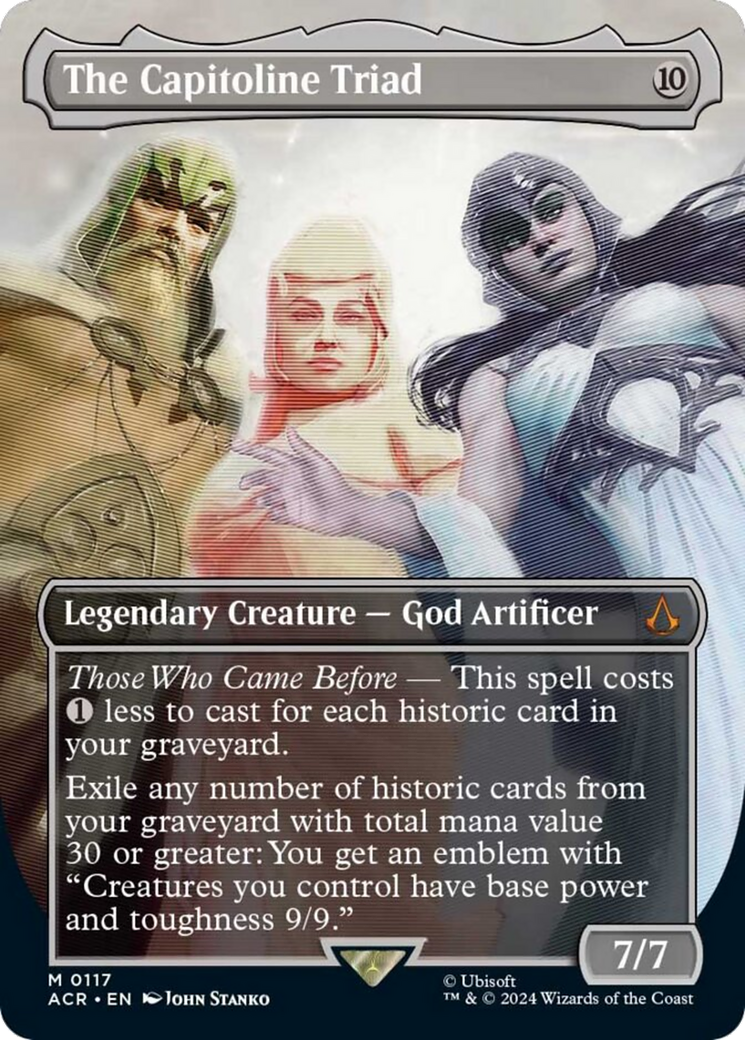 The Capitoline Triad (Showcase) [Assassin's Creed] MTG Single Magic: The Gathering | Red Claw Gaming