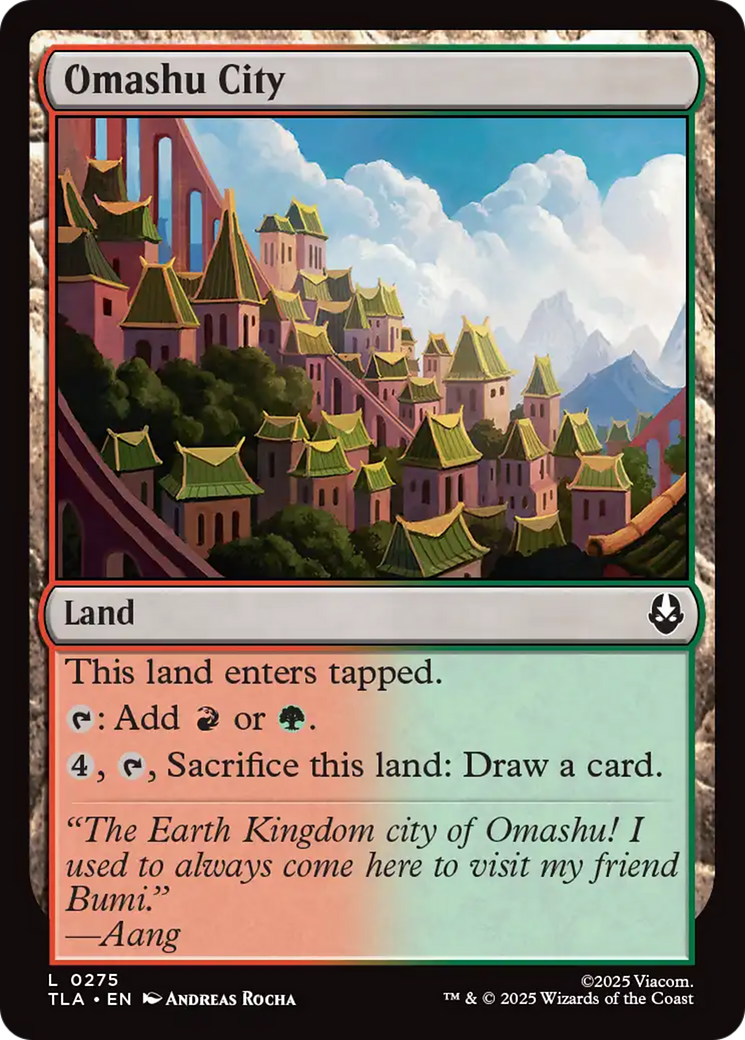 Omashu City [Avatar: The Last Airbender] MTG Single Magic: The Gathering | Red Claw Gaming