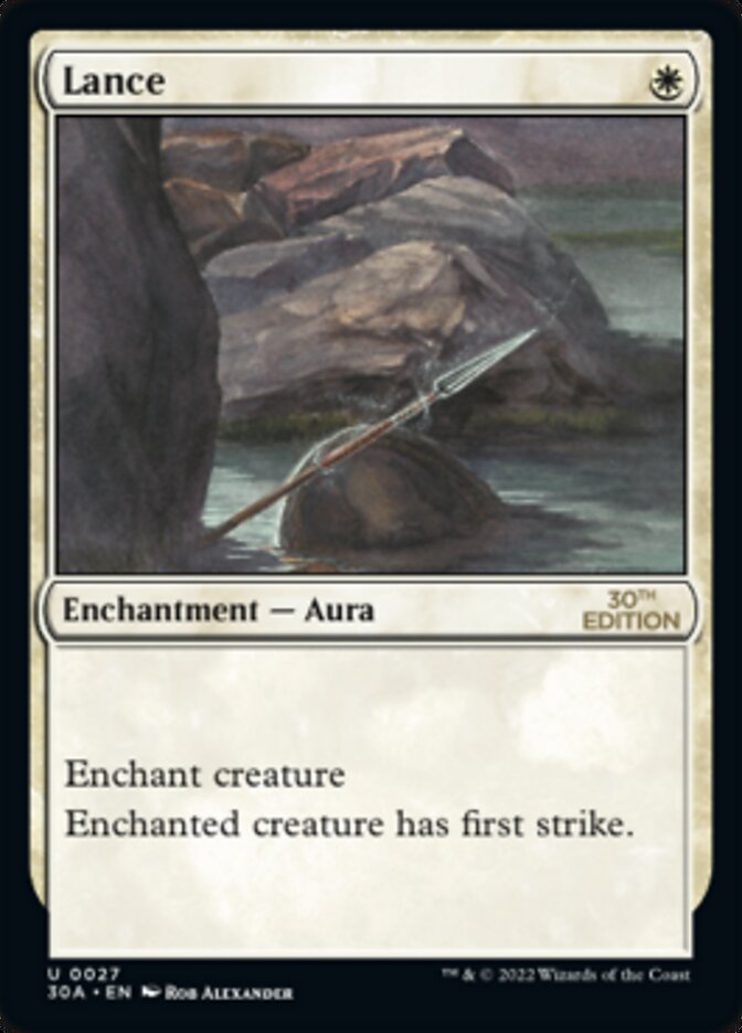 Lance [30th Anniversary Edition] MTG Single Magic: The Gathering | Red Claw Gaming