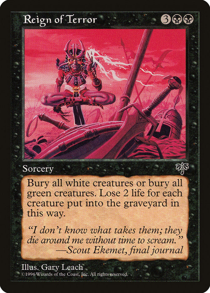Reign of Terror [Mirage] MTG Single Magic: The Gathering | Red Claw Gaming