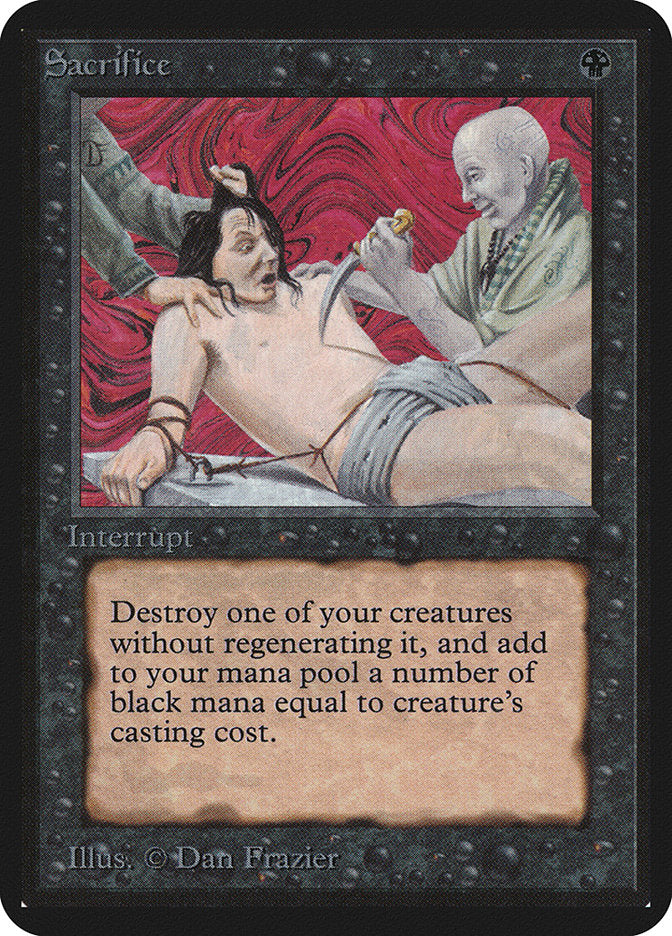 Sacrifice [Alpha Edition] MTG Single Magic: The Gathering | Red Claw Gaming
