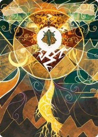 Lightning Bolt Art Card [Strixhaven: School of Mages Art Series] MTG Single Magic: The Gathering | Red Claw Gaming
