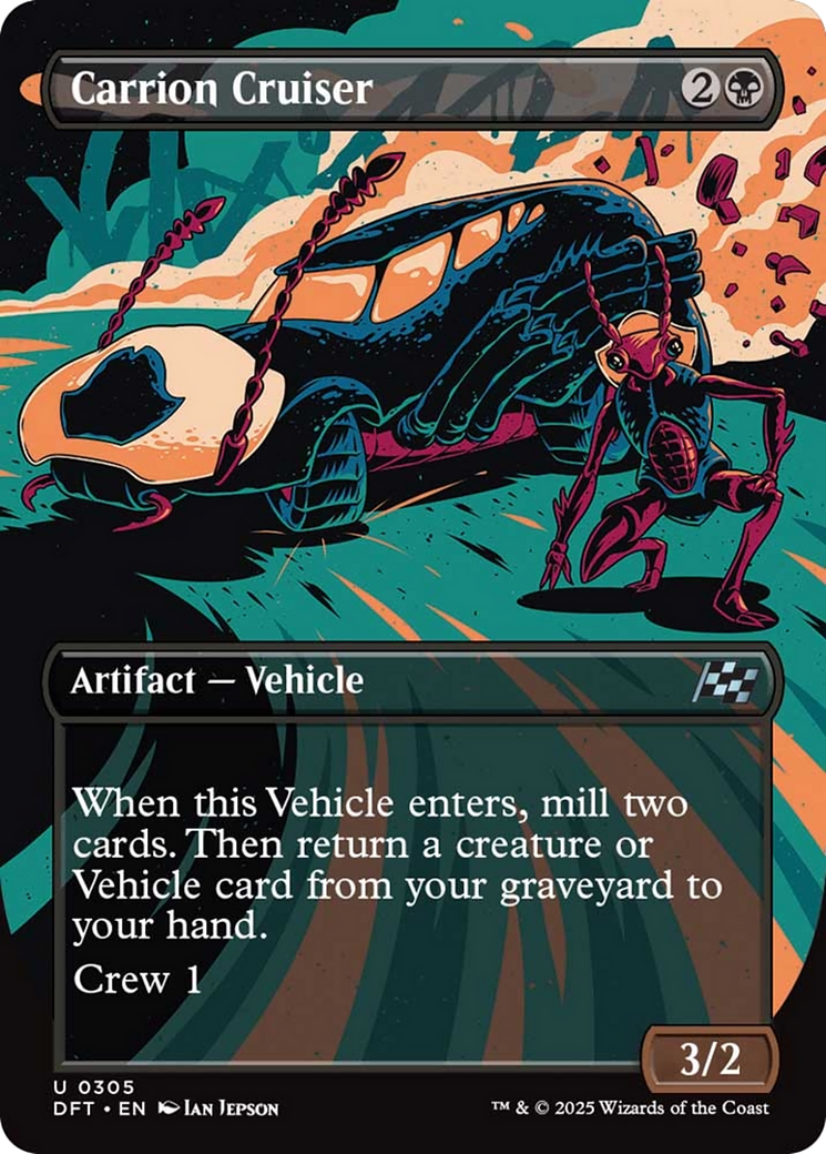 Carrion Cruiser (Borderless) [Aetherdrift] MTG Single Magic: The Gathering | Red Claw Gaming