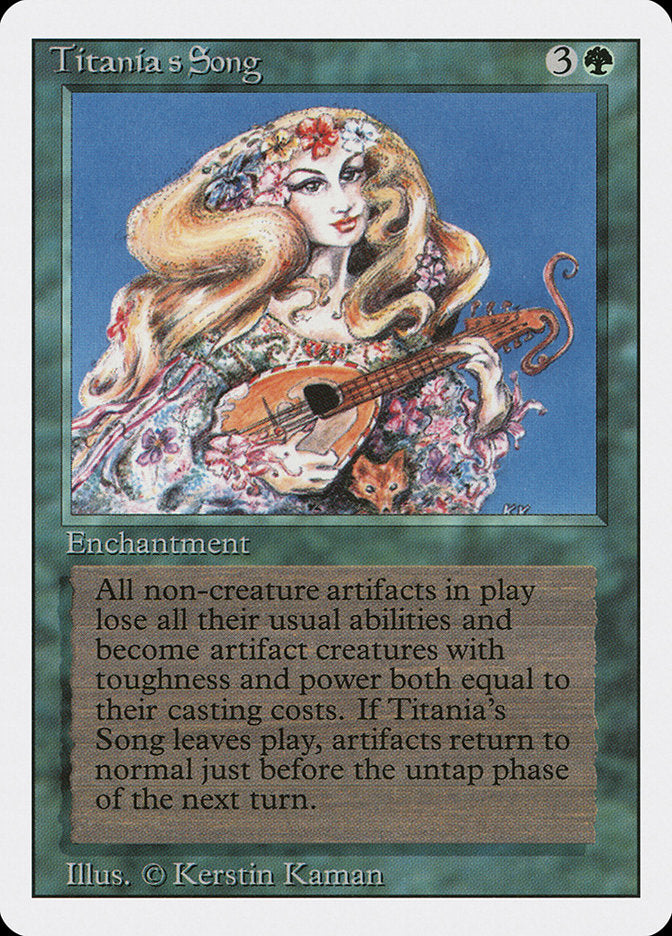 Titania's Song [Revised Edition] MTG Single Magic: The Gathering | Red Claw Gaming