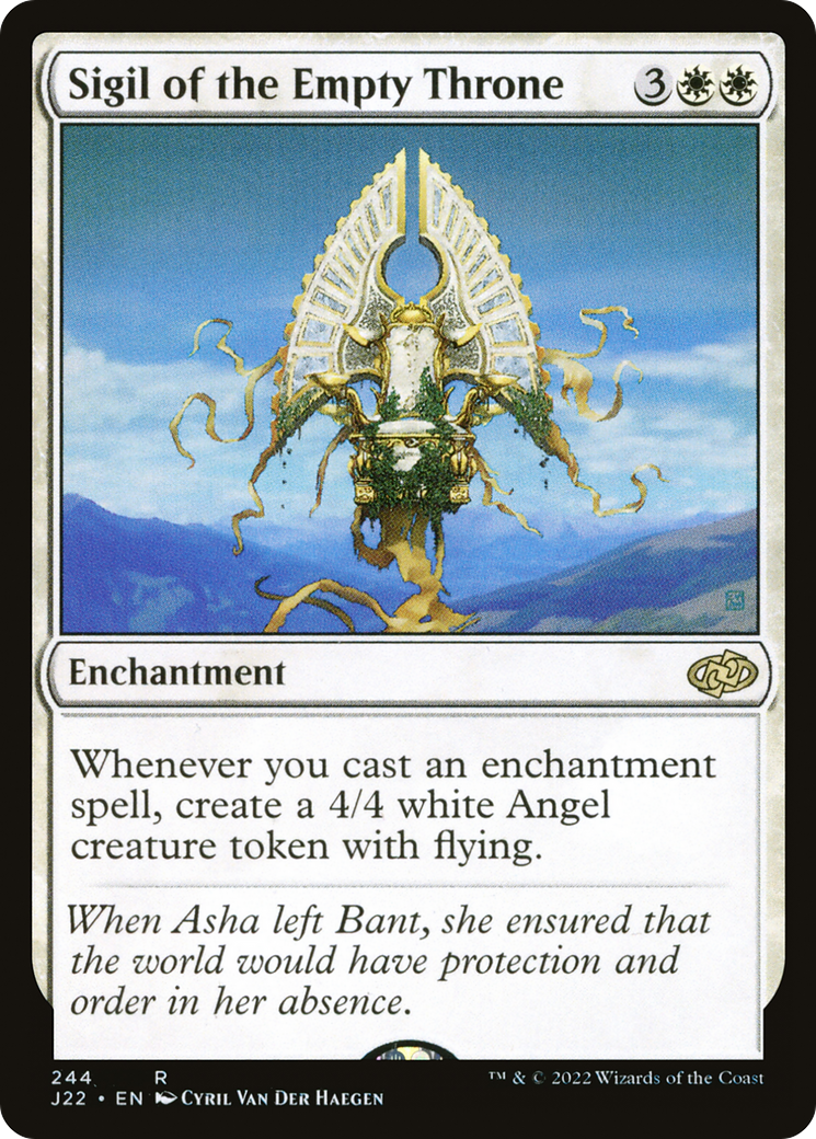 Sigil of the Empty Throne [Jumpstart 2022] MTG Single Magic: The Gathering | Red Claw Gaming