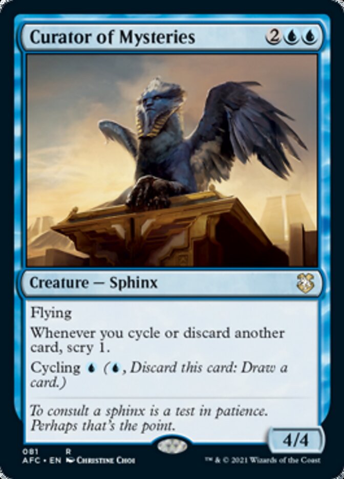Curator of Mysteries [Dungeons & Dragons: Adventures in the Forgotten Realms Commander] MTG Single Magic: The Gathering | Red Claw Gaming