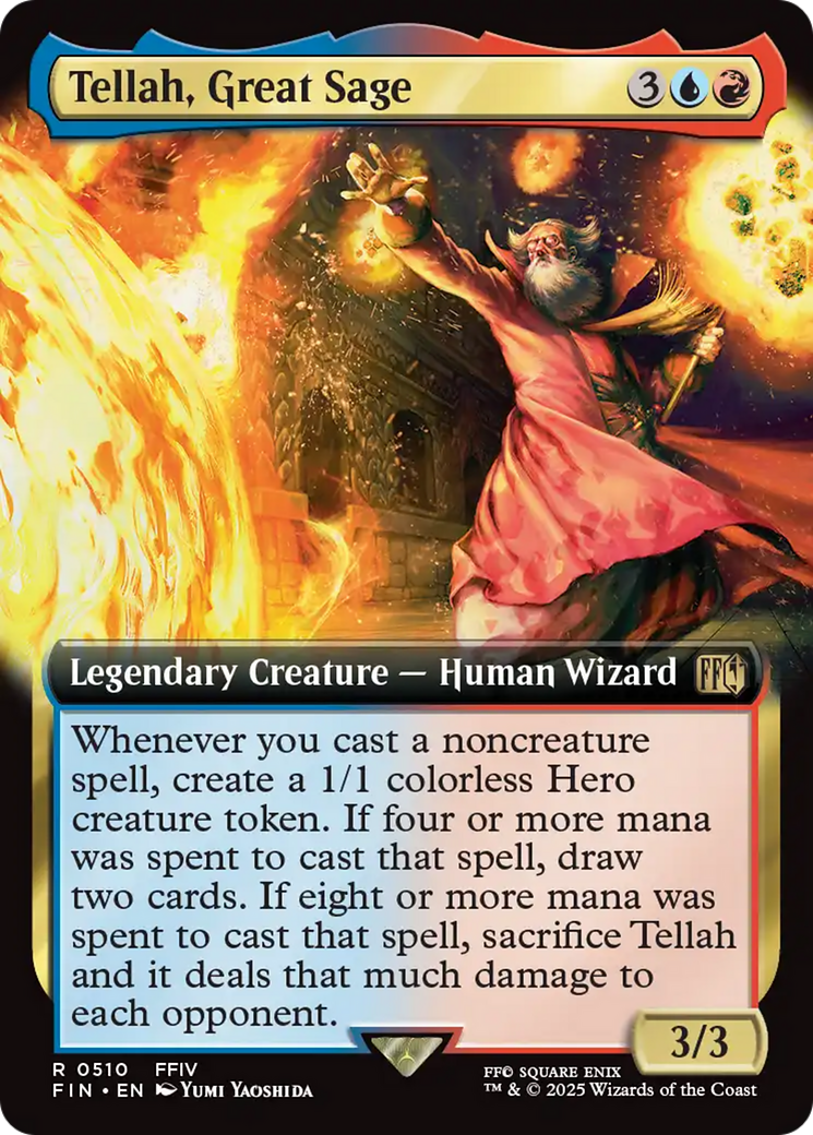 Tellah, Great Sage (Extended Art) [FINAL FANTASY] MTG Single Magic: The Gathering | Red Claw Gaming