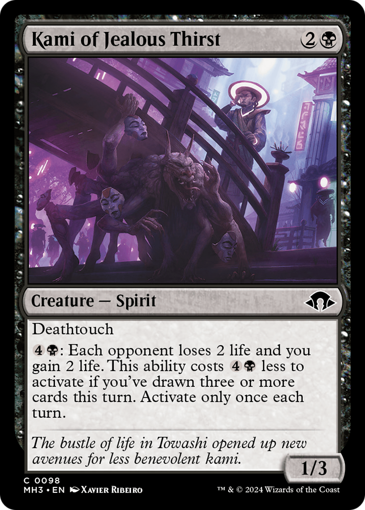 Kami of Jealous Thirst [Modern Horizons 3] MTG Single Magic: The Gathering | Red Claw Gaming