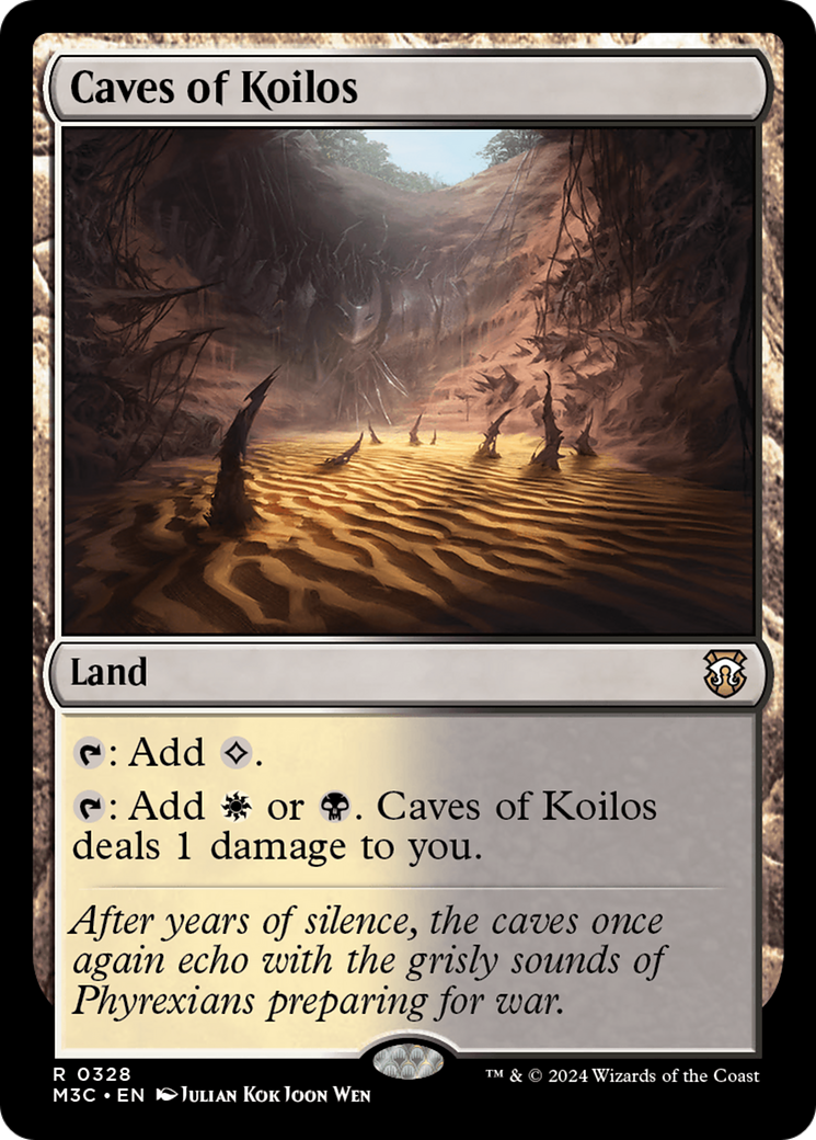 Caves of Koilos (Ripple Foil) [Modern Horizons 3 Commander] MTG Single Magic: The Gathering | Red Claw Gaming