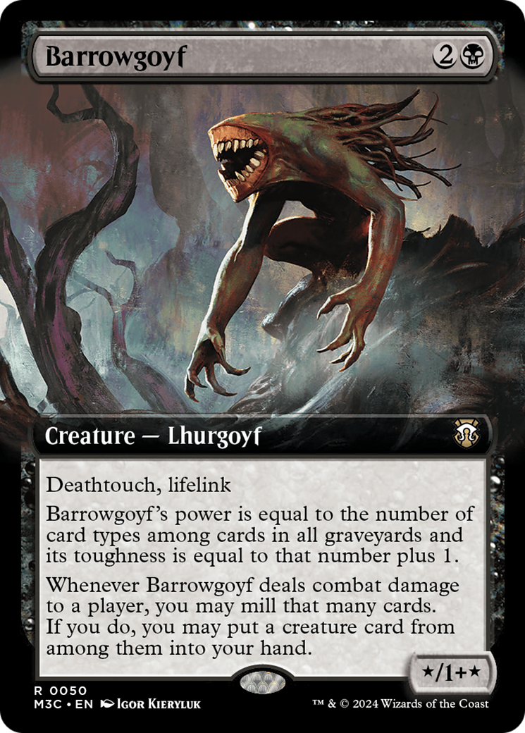Barrowgoyf (Extended Art) [Modern Horizons 3 Commander] MTG Single Magic: The Gathering | Red Claw Gaming