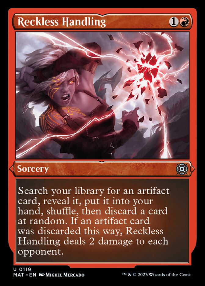 Reckless Handling (Foil Etched) [March of the Machine: The Aftermath] MTG Single Magic: The Gathering | Red Claw Gaming
