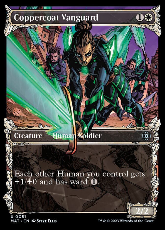 Coppercoat Vanguard (Showcase) [March of the Machine: The Aftermath] MTG Single Magic: The Gathering | Red Claw Gaming