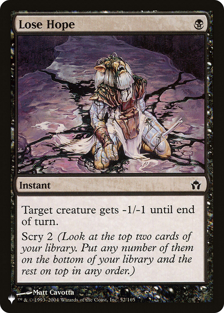 Lose Hope [The List] MTG Single Magic: The Gathering | Red Claw Gaming
