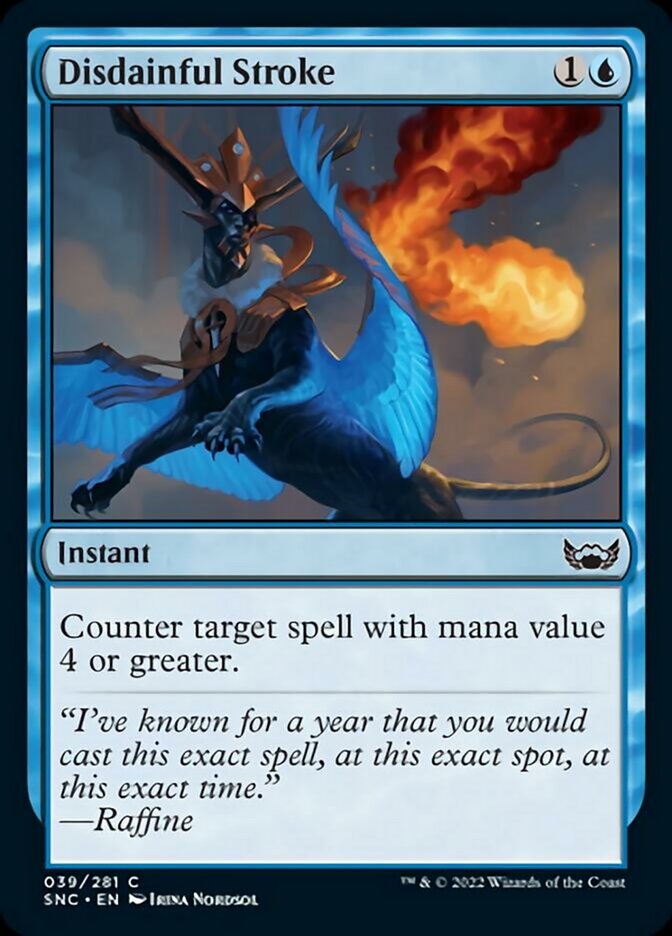 Disdainful Stroke [Streets of New Capenna] MTG Single Magic: The Gathering | Red Claw Gaming