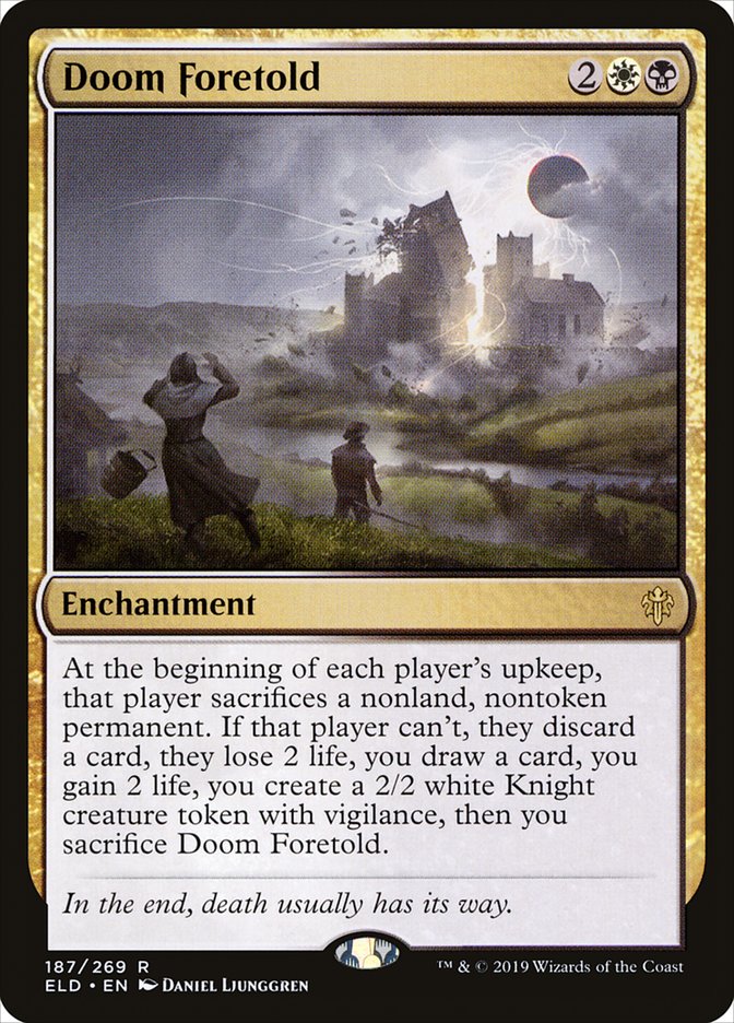 Doom Foretold [Throne of Eldraine] MTG Single Magic: The Gathering | Red Claw Gaming