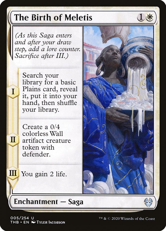 The Birth of Meletis [Theros Beyond Death] MTG Single Magic: The Gathering | Red Claw Gaming