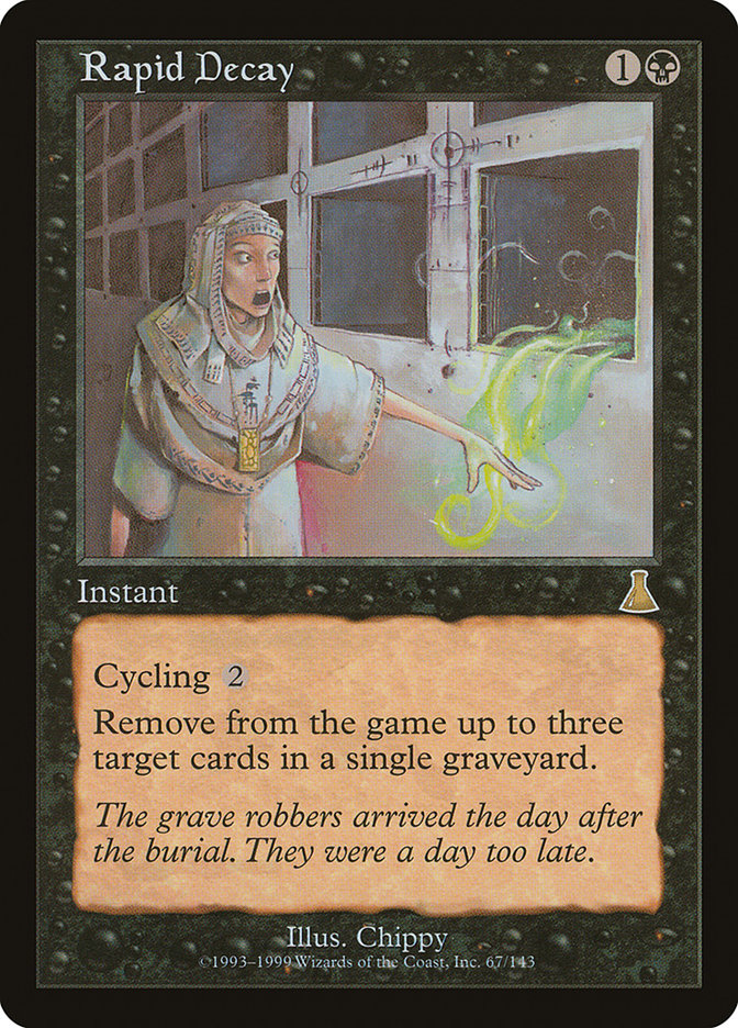 Rapid Decay [Urza's Destiny] MTG Single Magic: The Gathering | Red Claw Gaming