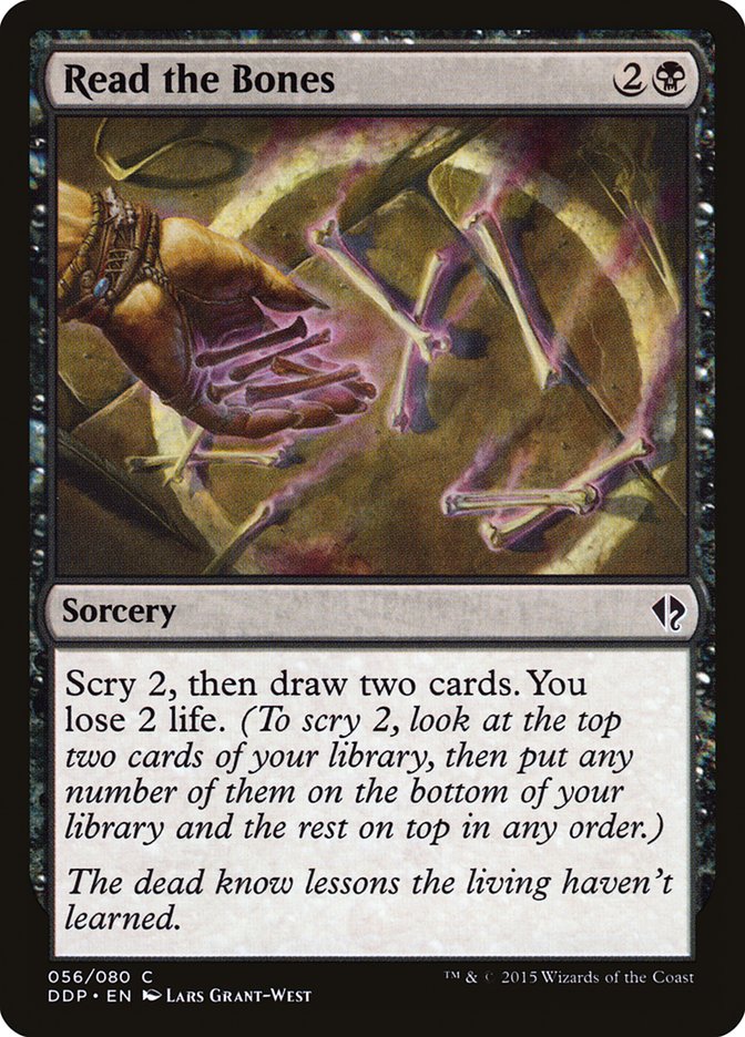 Read the Bones [Duel Decks: Zendikar vs. Eldrazi] MTG Single Magic: The Gathering | Red Claw Gaming