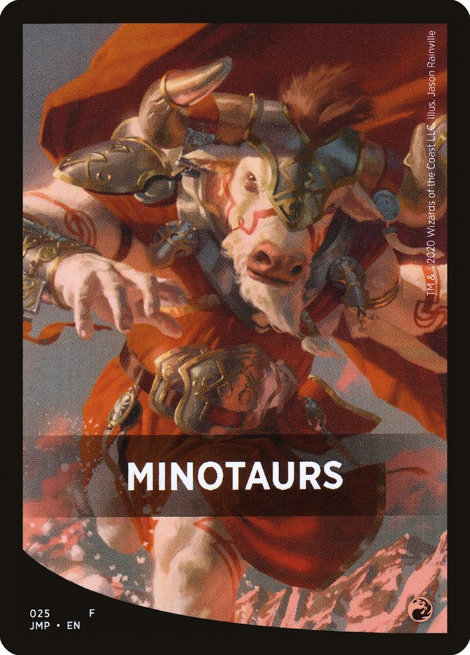 Minotaurs Theme Card [Jumpstart Front Cards] MTG Single Magic: The Gathering | Red Claw Gaming