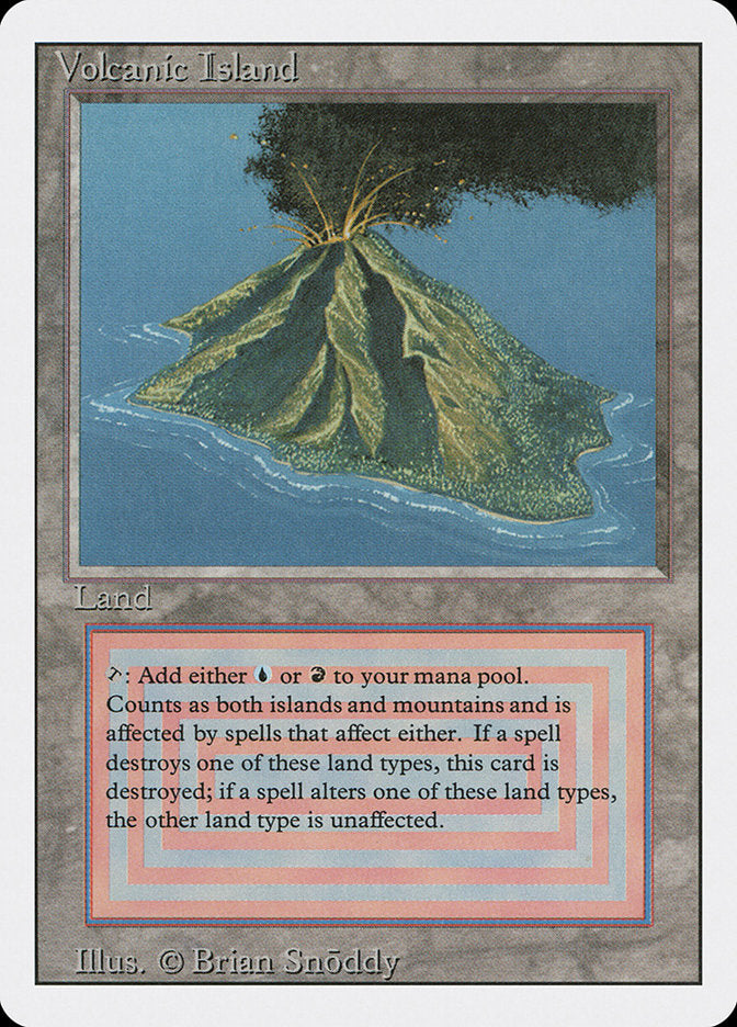 Volcanic Island [Revised Edition] MTG Single Magic: The Gathering | Red Claw Gaming